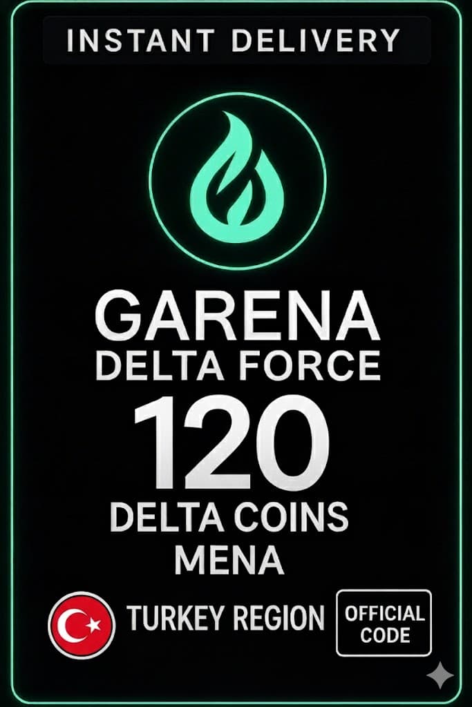 Garena Delta Force 120 Delta Coins Turkey