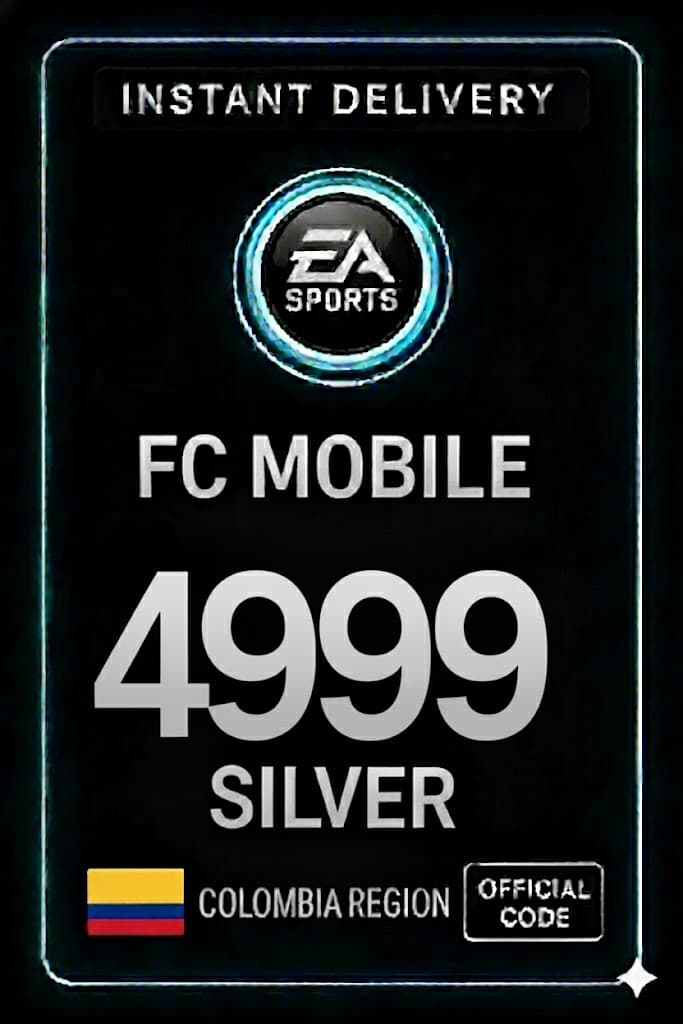 FC Mobile 4999 արծաթ Նվեր Քարտ - Կոլումբիա