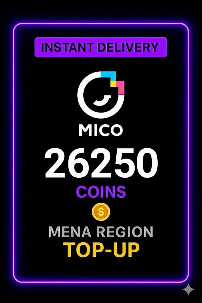 Mico Live - 26250 Coins Top-Up (MENA)