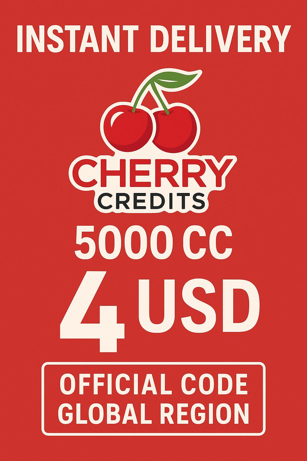 Cherry Credits 5.000 CC - $4