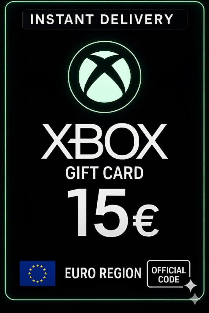 Tarjeta de regalo de Xbox Live de 15 euros