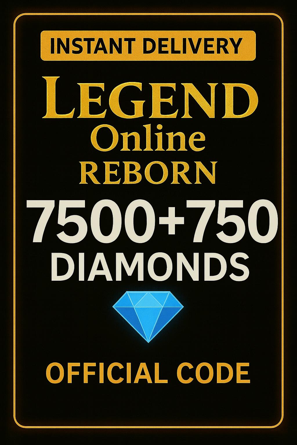 Legend Online 7500 + 750 Reborn Elmas