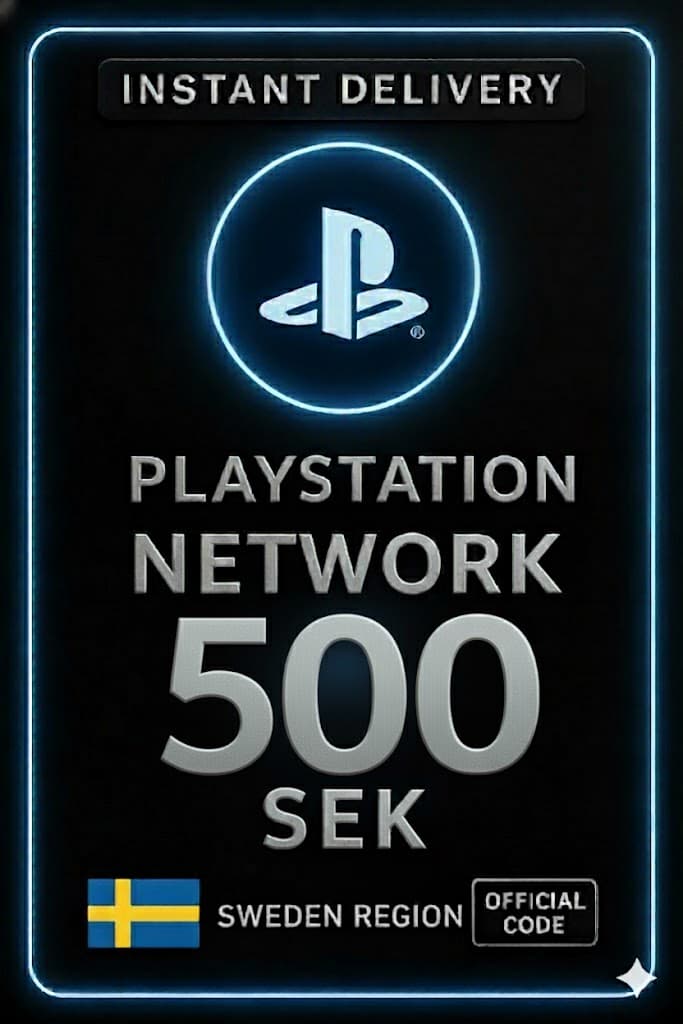 PSN kort Svíþjóð - 500 SEK