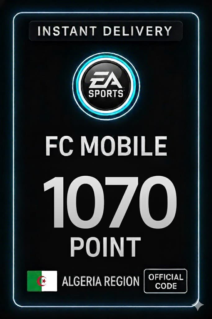 FC Mobile 1070 միավոր Նվեր Քարտ - Ալժիր