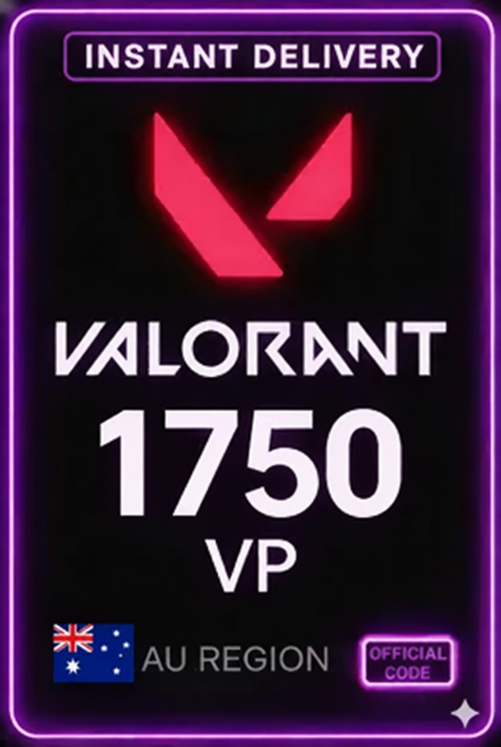 Valorant Points - 1750 VP (Australia)