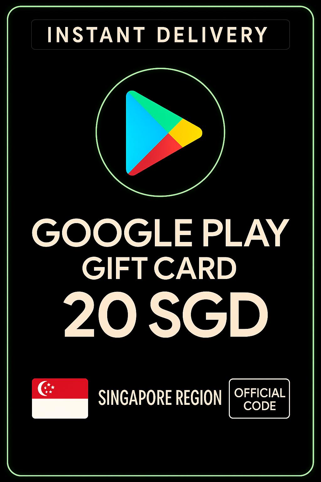 Google Play Gift Card - Singapore SGD 20