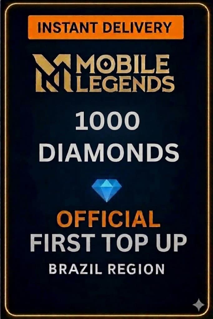 Mobile Legends - 1000 Diamonds FIRST TOPUP ONLY (Brazil)