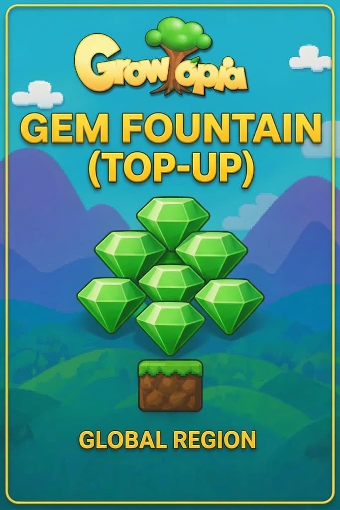 Growtopia - Gem Fountain (Top-Up)