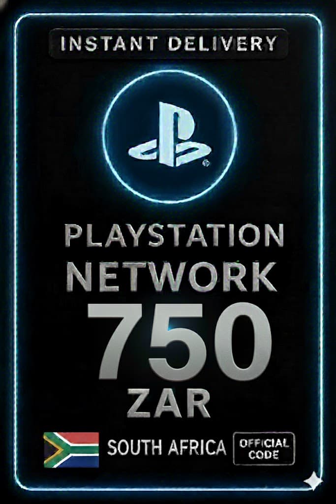 Playstation PSN kort 750 ZAR ZA Gjafakort