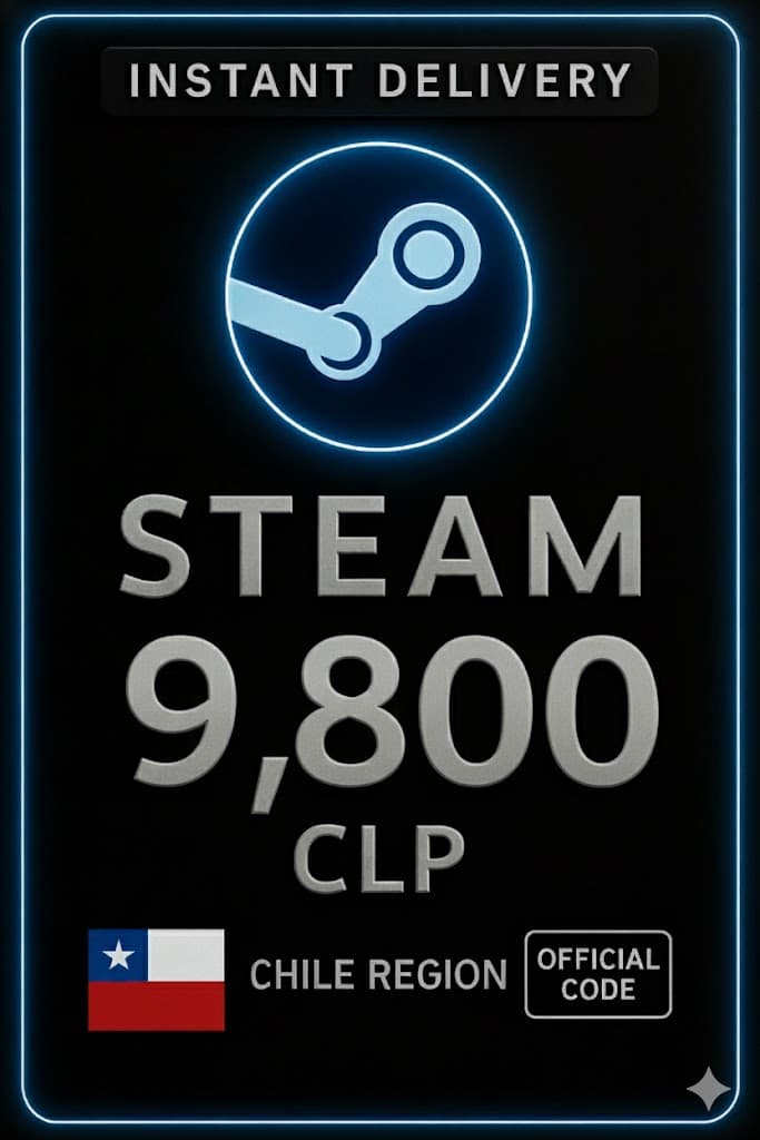 Steam Wallet 9.800 CLP - (Chile)