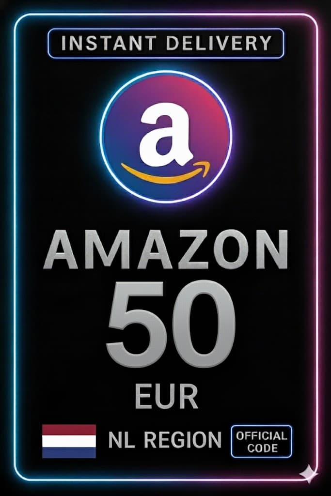 Amazon նվեր քարտ - Նիդեռլանդներ 50 €