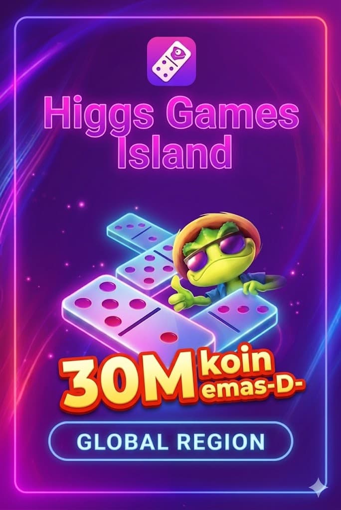 Higgs Games Island 30M Koin Emas-D - Top-Up