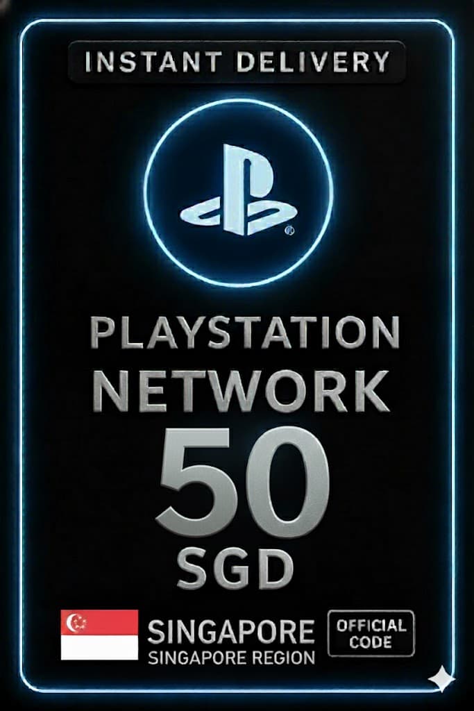 PSN kort 50 SGD SG