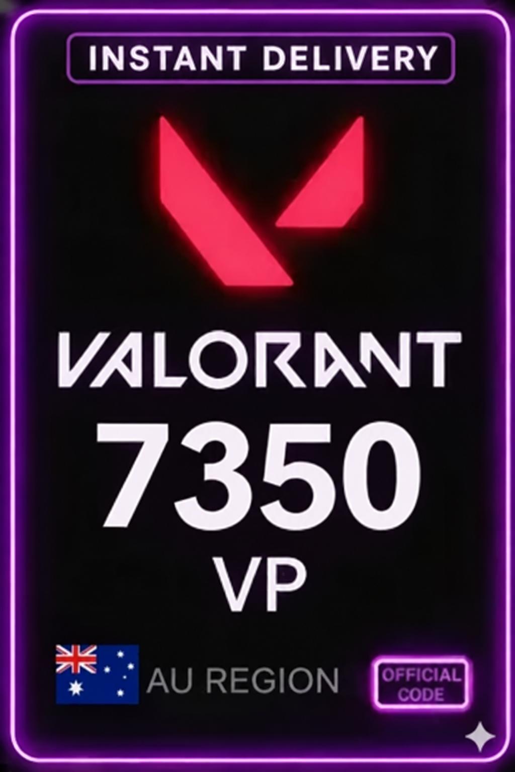 Valorant Points - 7350 VP (Australia)