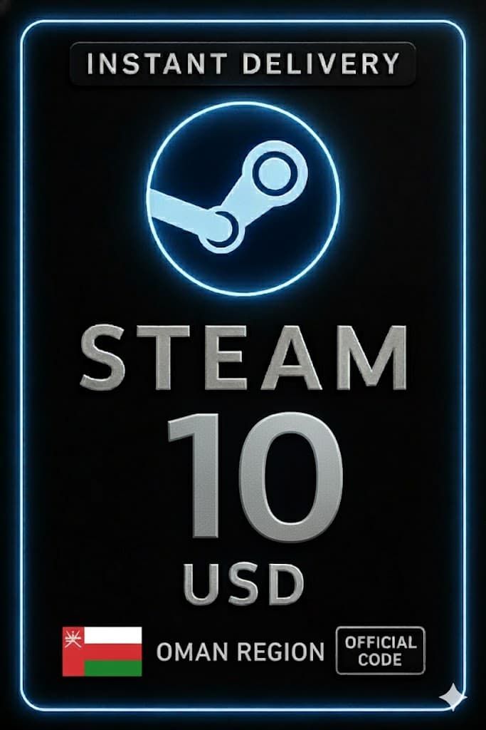 Steam Wallet Code - 10 USD (Oman)