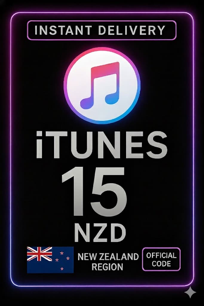 iTunes Gift Card New Zealand - 15 NZD