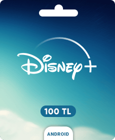 Disney Plus նվեր քարտ - 100 TL (Android Թուրքիա)