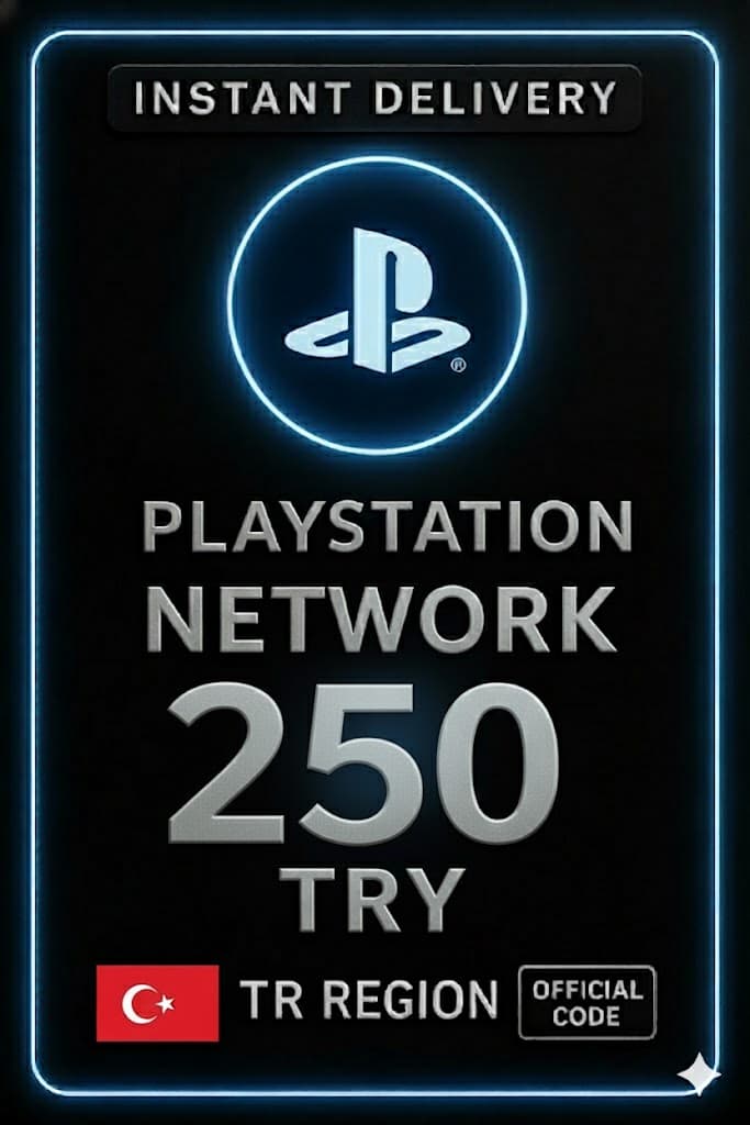 PSN Hediye Kartı - Türkiye - 250 TRY
