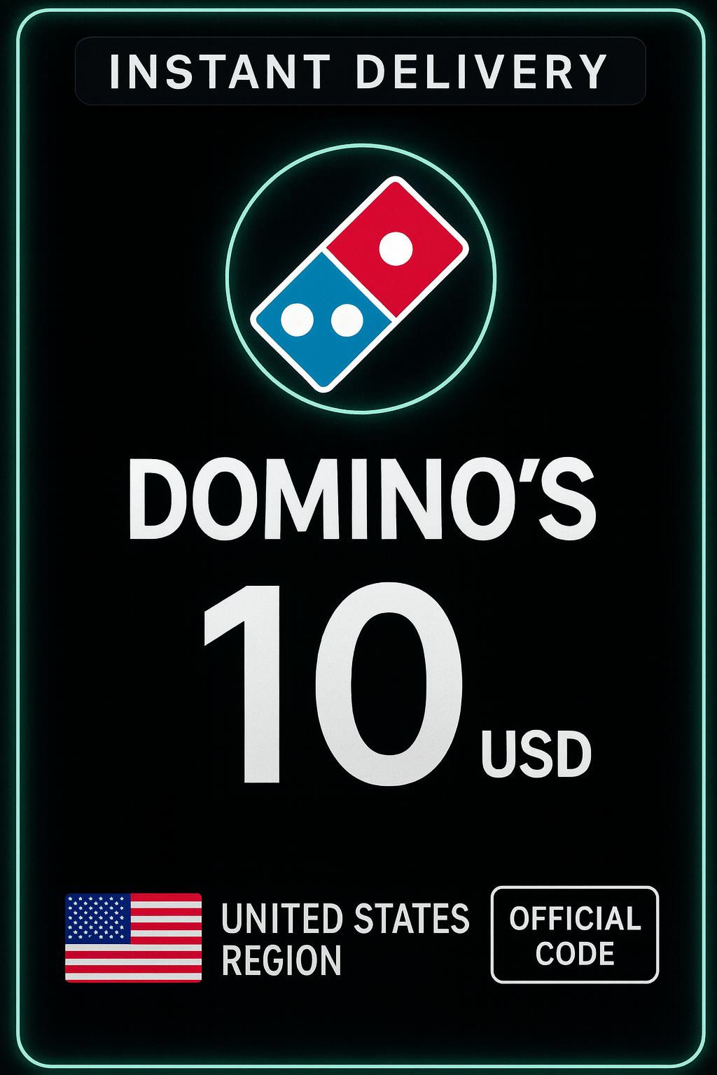 Domino's 10 USD Gift Card