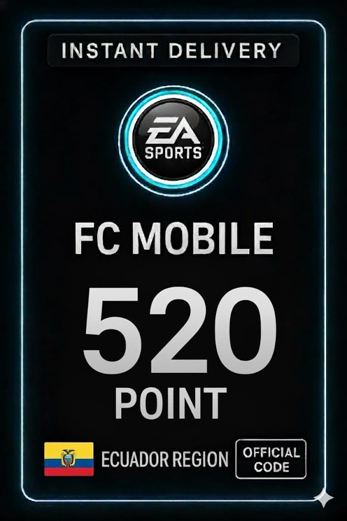 FC Mobile 520 միավոր Նվեր Քարտ - Էկվադոր
