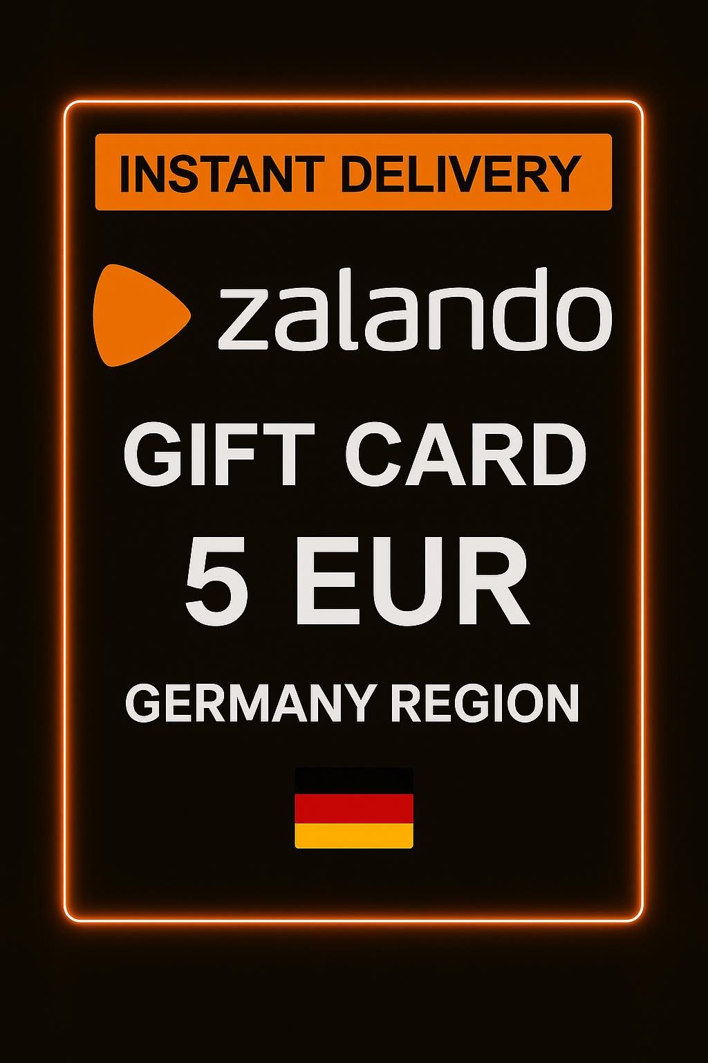 Zalando gjafakort - 5 EUR (DE)
