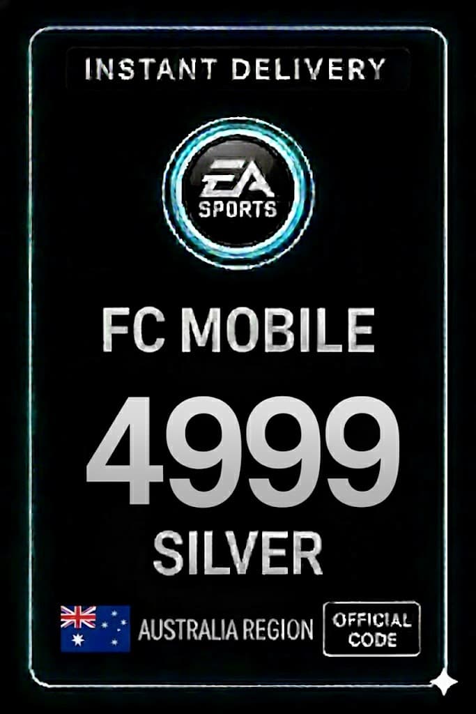 FC Mobile 4999 Ezüst Ajándékkártya - Ausztrália