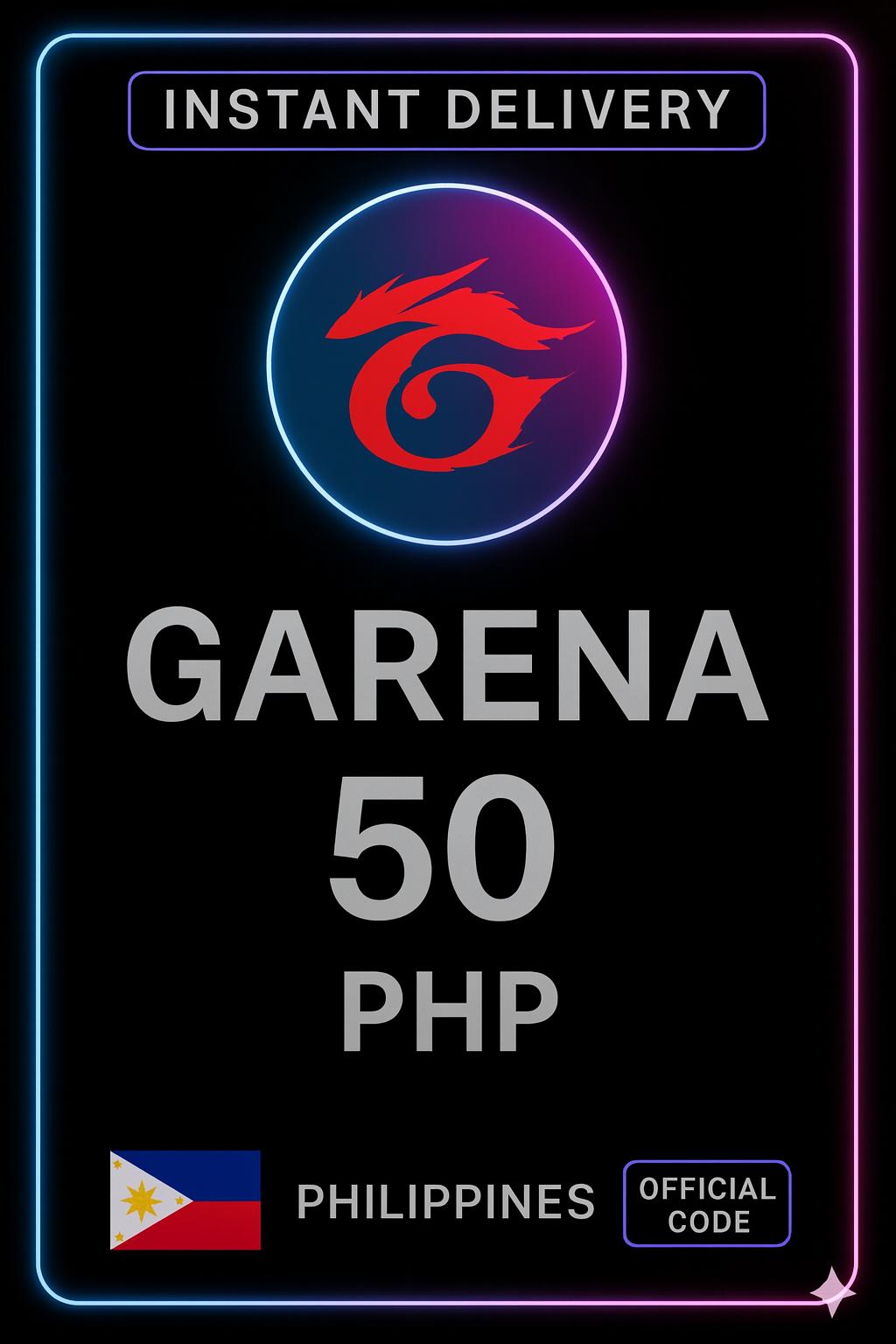 Garena Shells 50 Peso (PH)