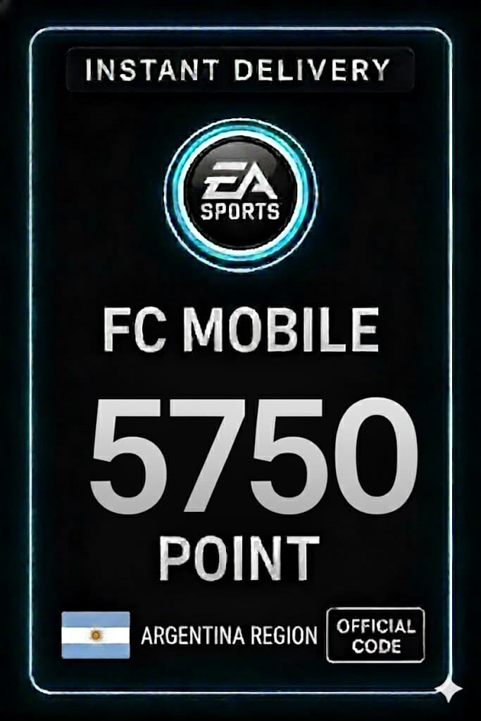 FC Mobile 5750 Pont Ajándékkártya - Argentína