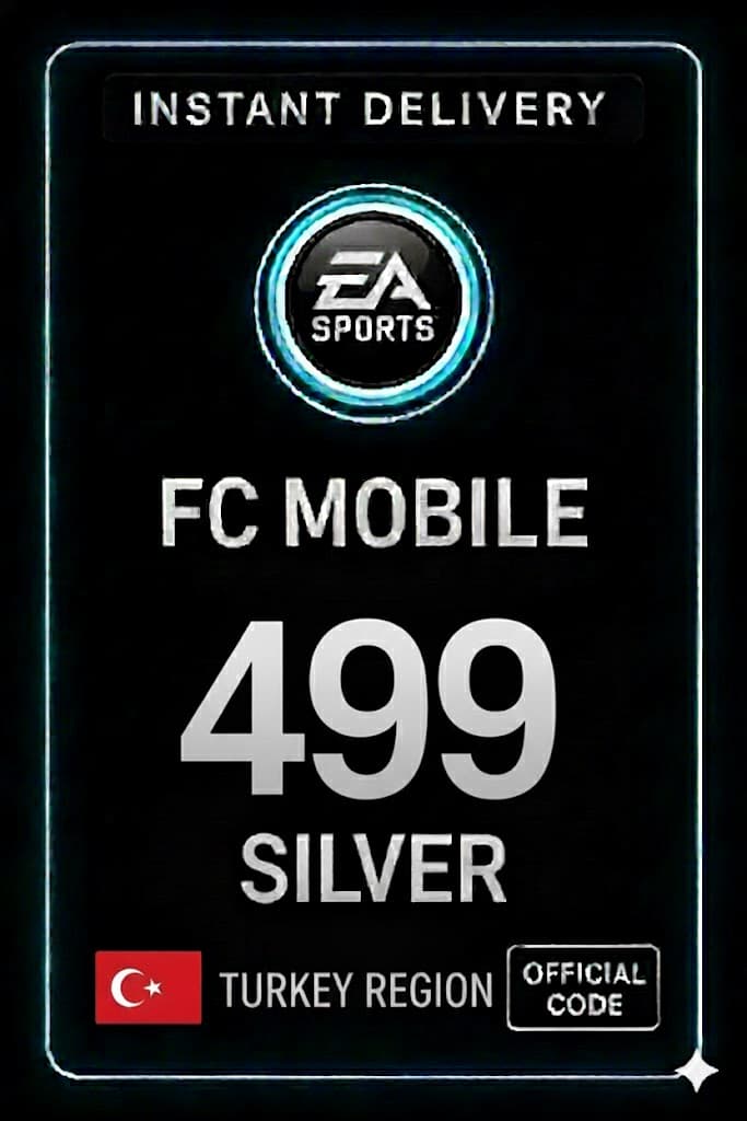 FC Mobile 499 արծաթ Նվեր Քարտ - Թուրքիա