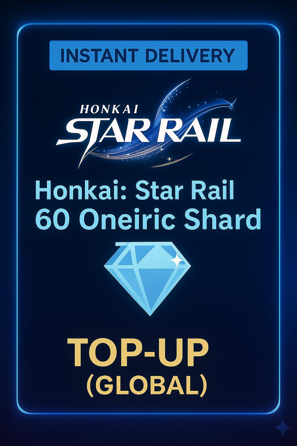 Honkai: Star Rail 60 Oneiric Shard Recharge  (Mondial)