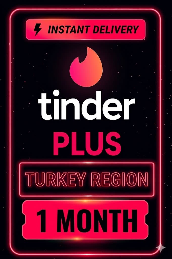 Tinder Plus kóði - 1 mánuður