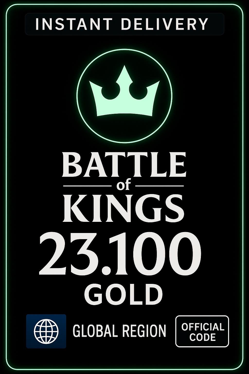 Battle of Kings( معركة الملوك) - 23100 ذهب
