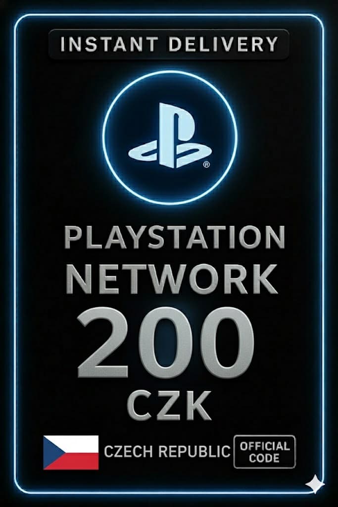 PSN Card Czech Republic - 200 CZK (CZ)