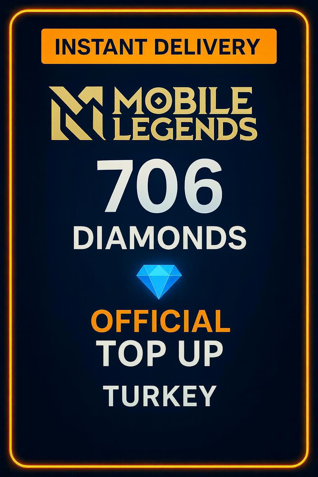 Mobile Legends 706 Diamonds Top-Up (Turkey)