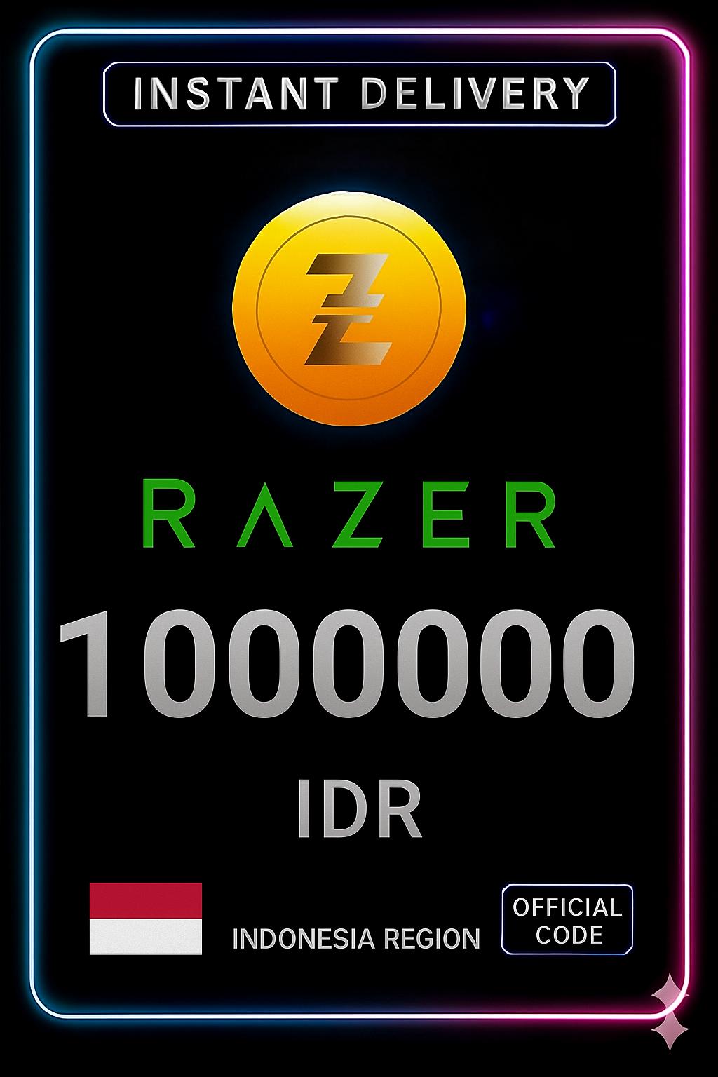 Razer Gold Indonesia IDR 1000000