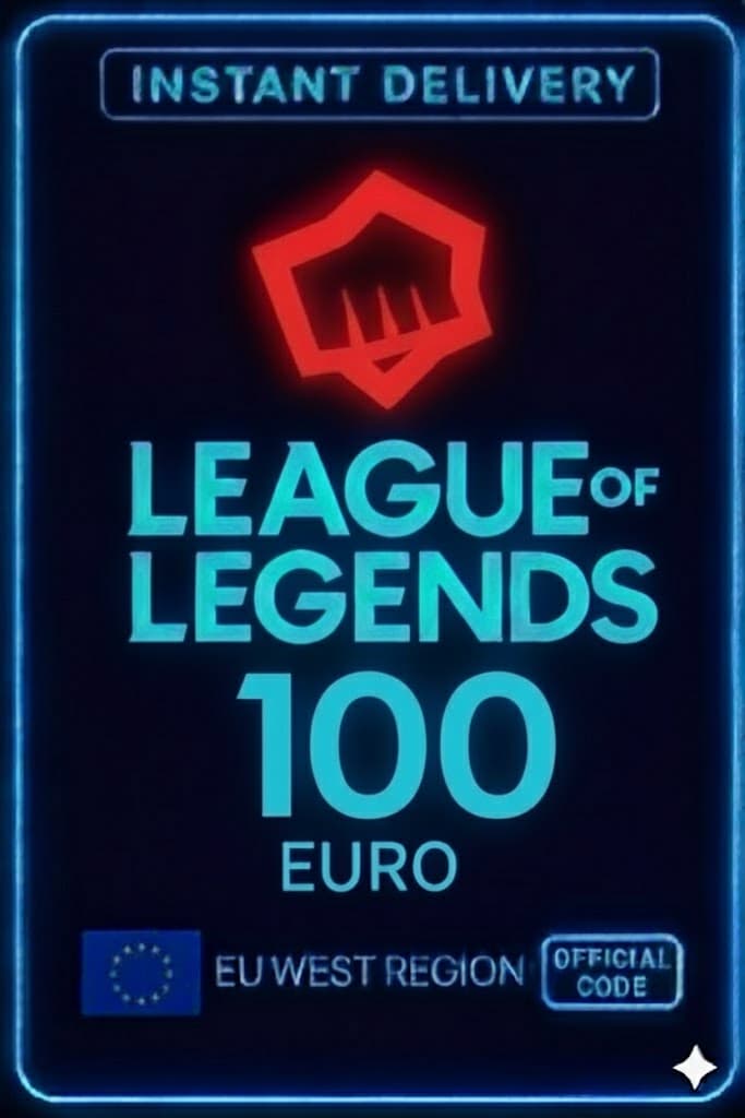 League Of Legends Eu West 100 EURO Riot Points
