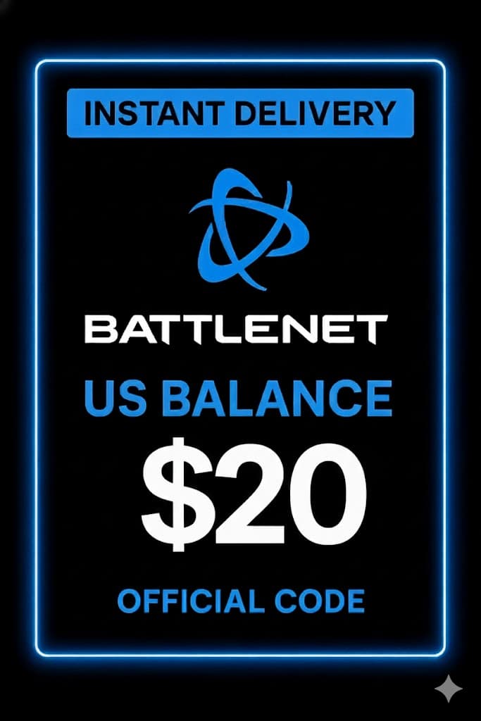 Battlenet उपहार कार्ड US संतुलन $20