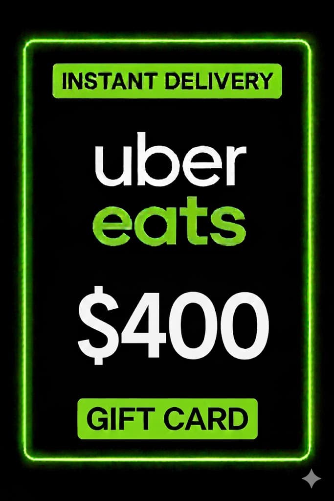 Uber Eats Gift Card - 400$ (USA)