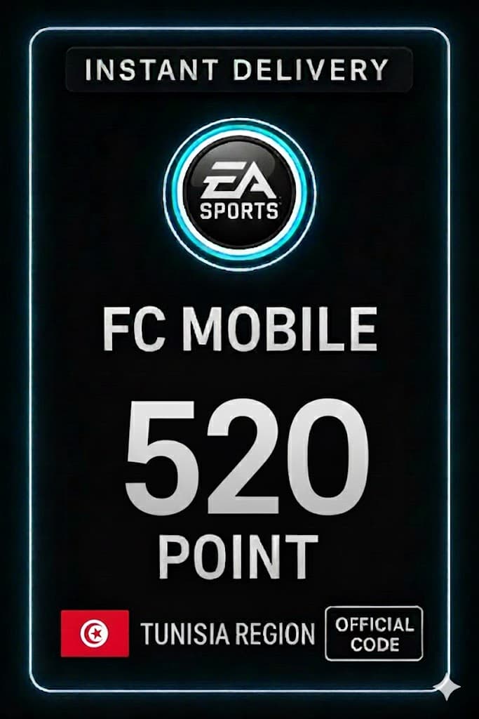 FC Mobile 520 միավոր Նվեր Քարտ - Թունիս