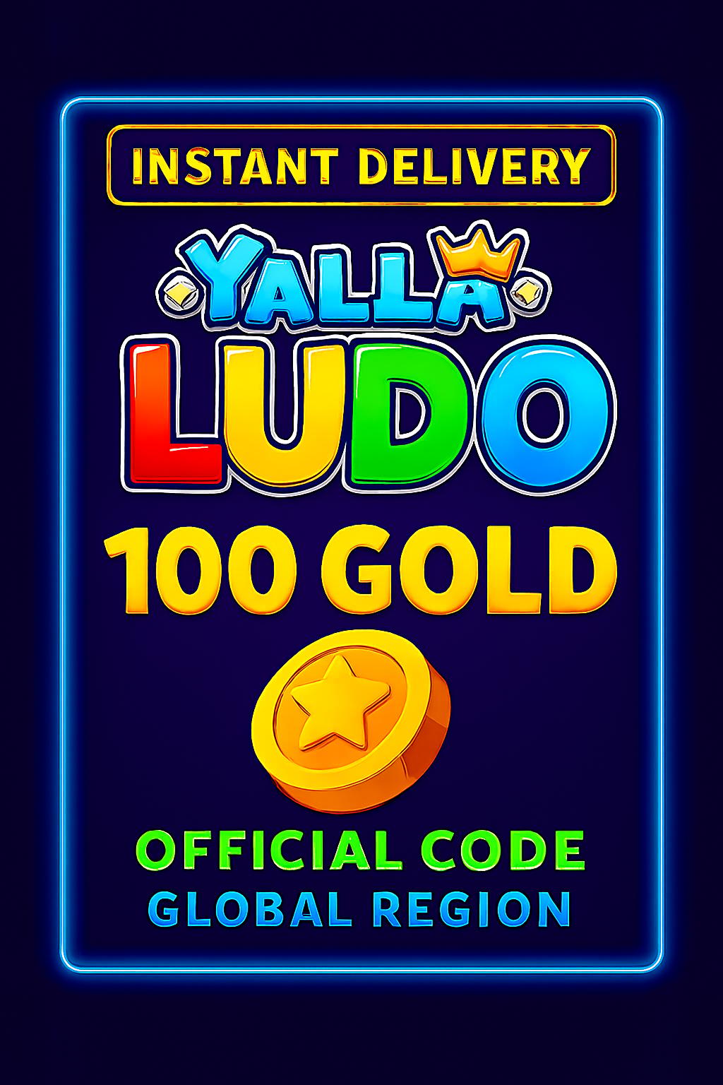 Yalla Ludo - USD 100 Kulta (INT)