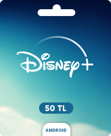 Disney Plus նվեր քարտ - 50 TL (Android Թուրքիա)