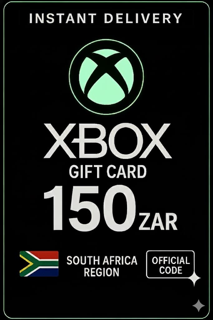 Xbox Live Hədiyyə Kartı 150 ZAR Cüzdan