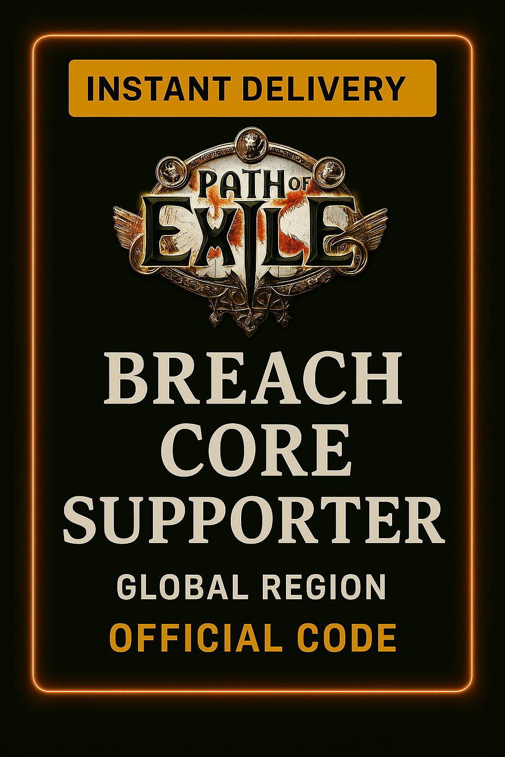 Path of Exile Breach Core Supporter
