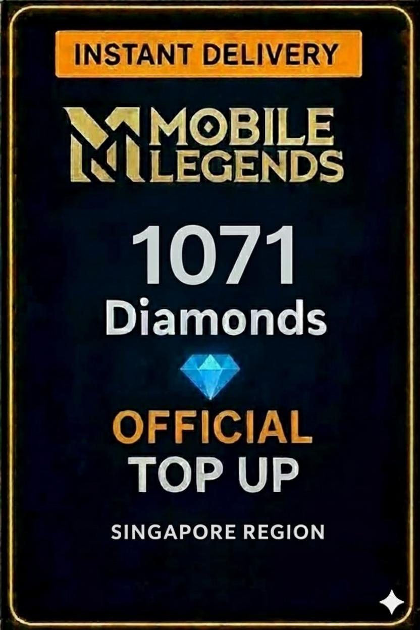 Mobile Legends - 1071 Diamonds Top-Up (Singapore)