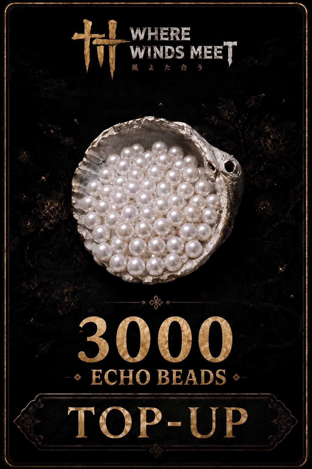 Where Winds Meet - 3000 Bile de Eco Top-Up (Global)