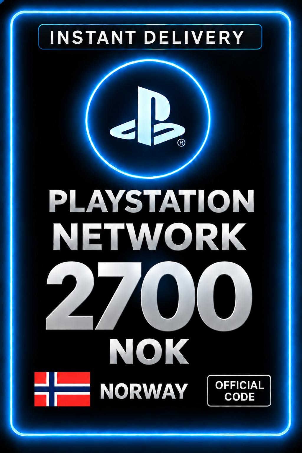 PSN Card Norway - 2700 NOK