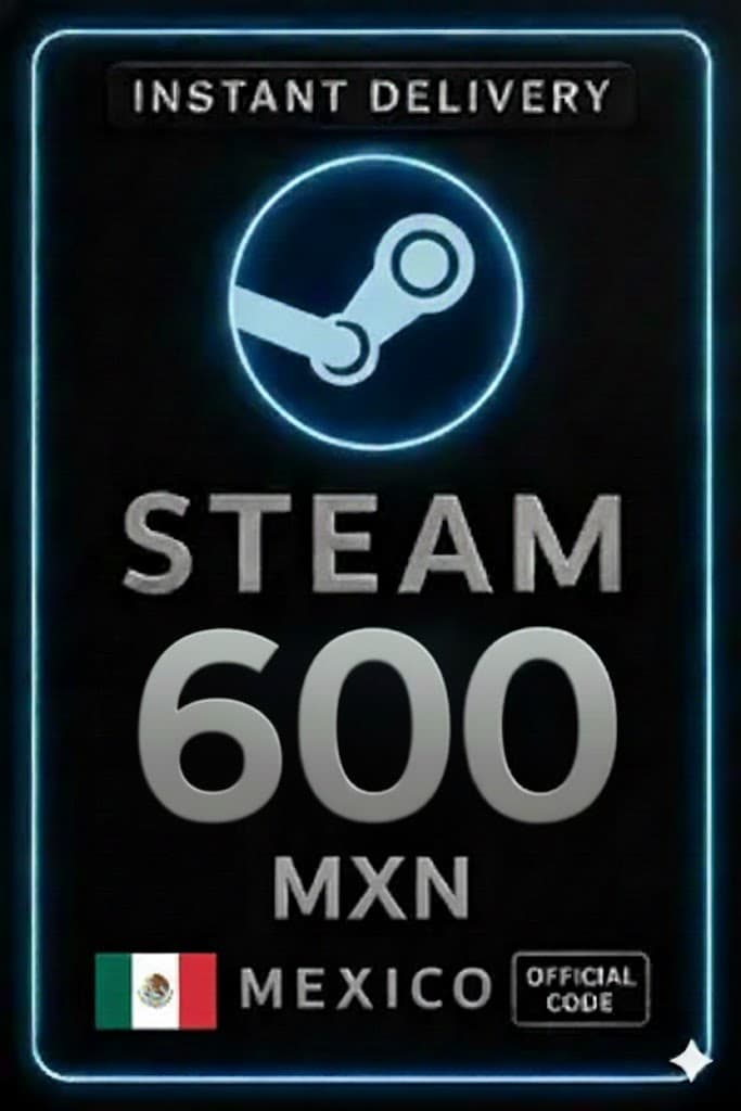Steam Wallet 600 MXN - (Mexique)