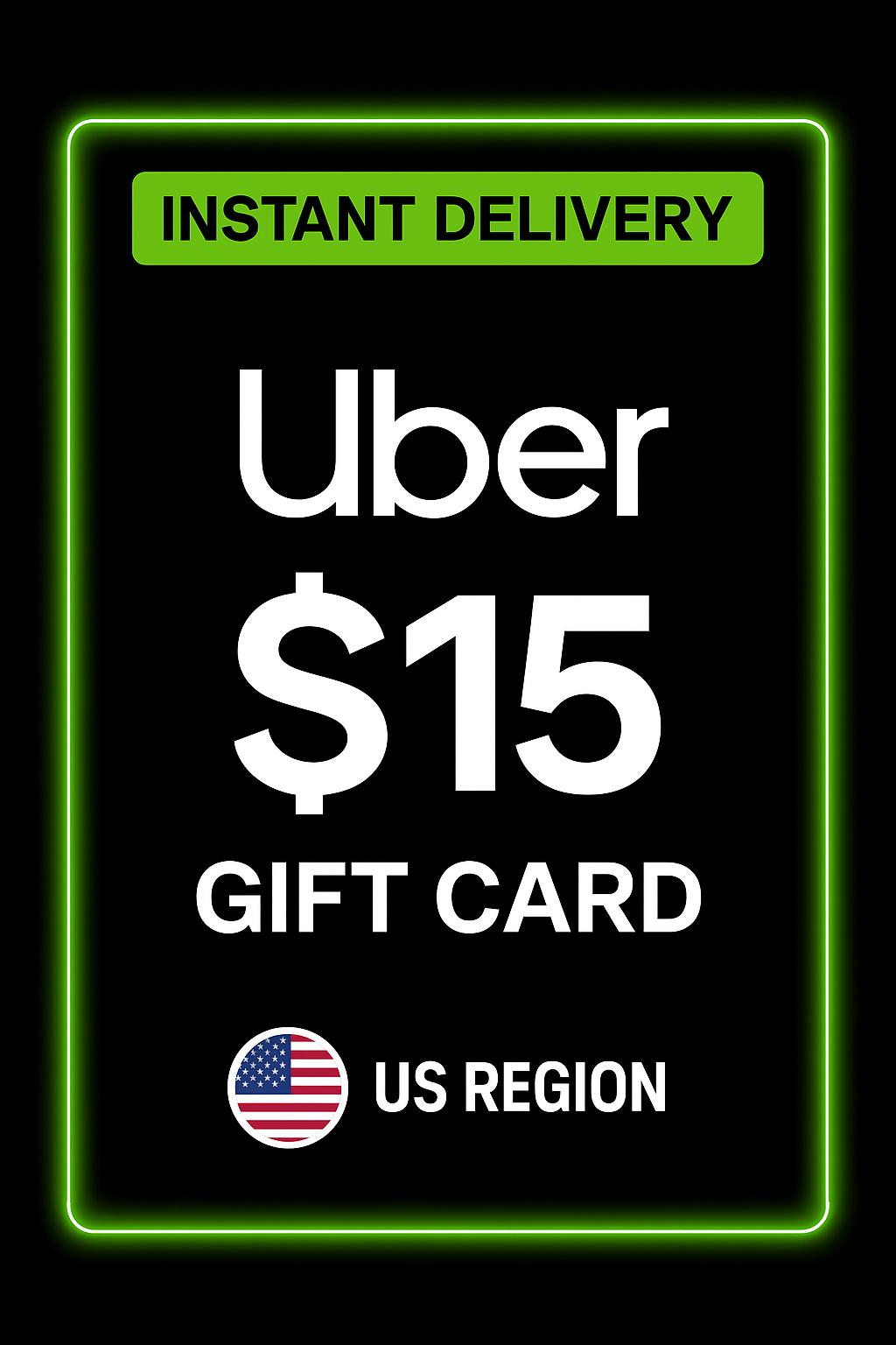 Uber Gift Card - 15$ (USA)
