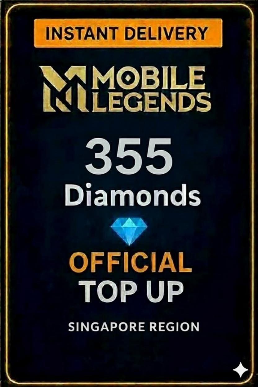 Mobile Legends - 355 Diamonds Top-Up (Singapore)