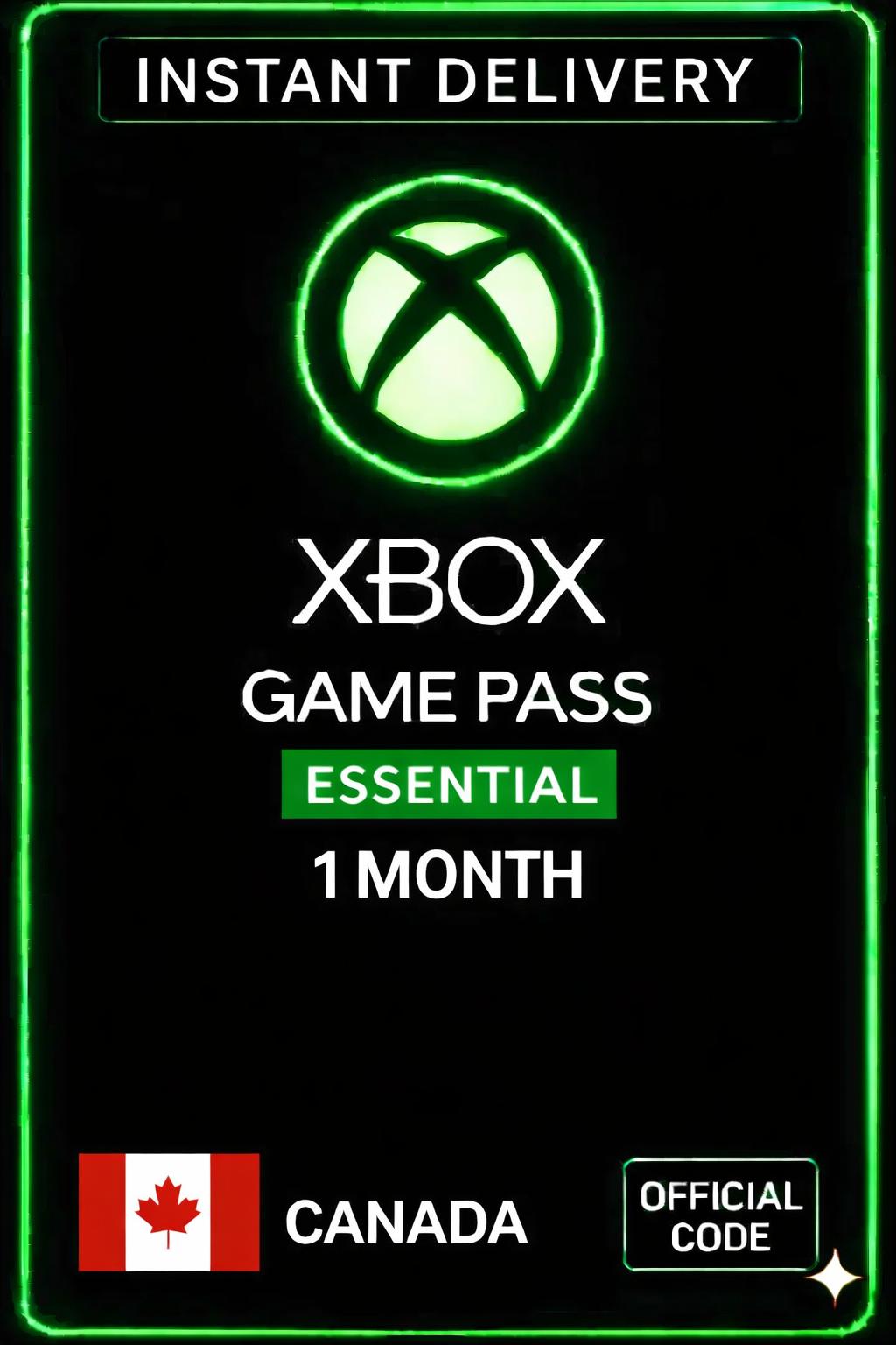 Xbox Game Pass Essential 1 Month - Canada